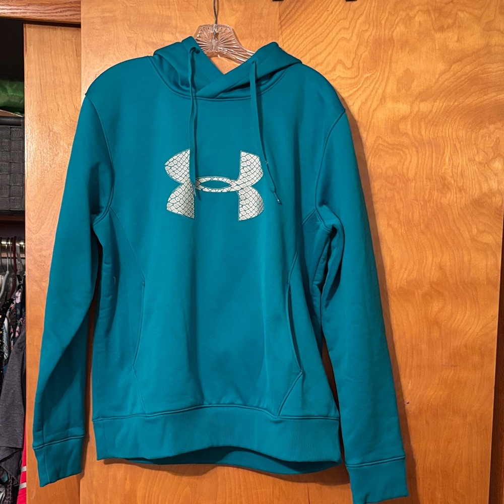 Under Armour Blue Hoodie with Logo